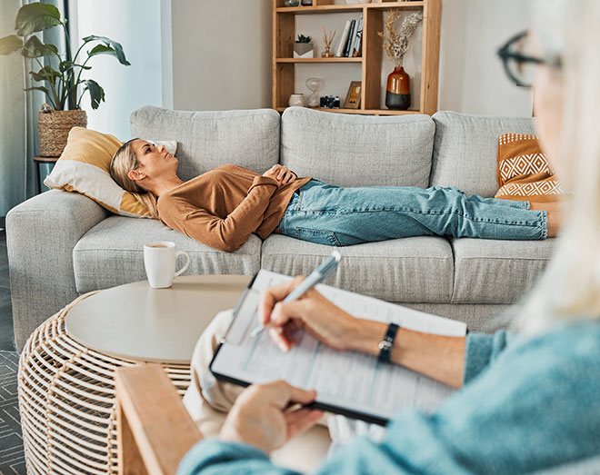 Przytulny gabinet hipnoterapii